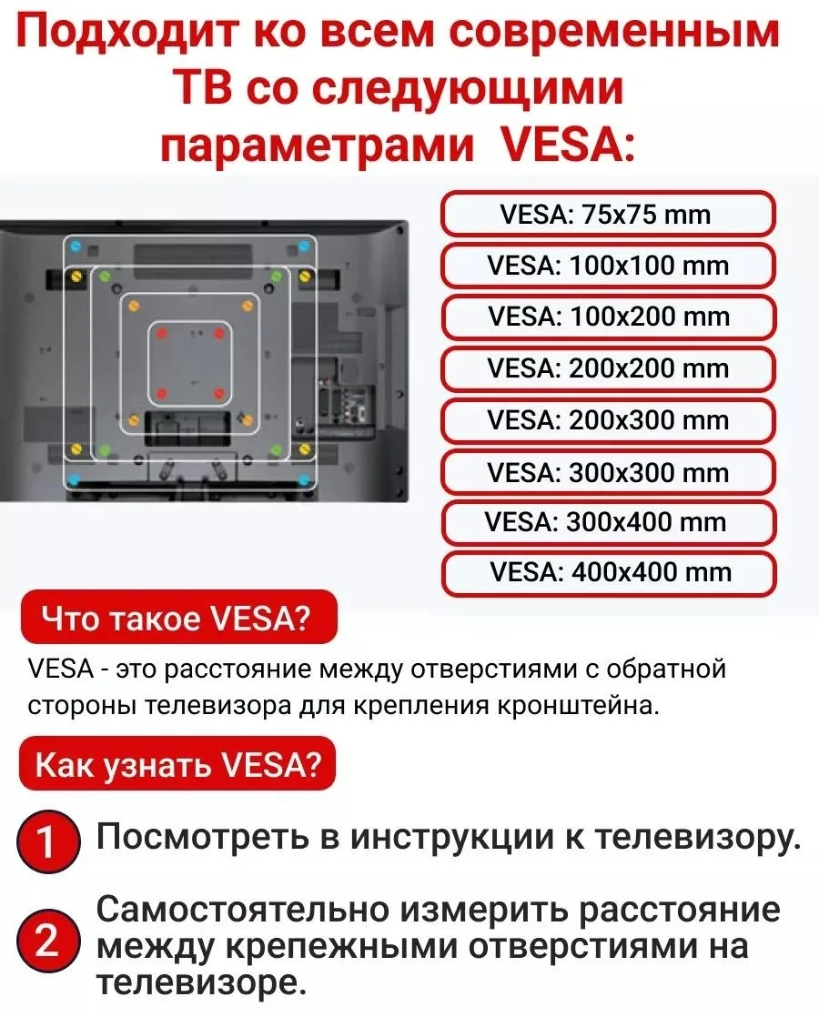 Кронштейн для ТВ Nexa V5 — фото 2