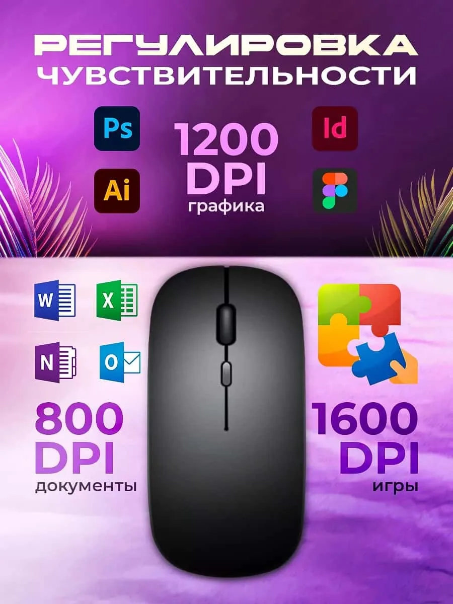 Беспроводная мышь Nexa RX-500 RGB — фото 3