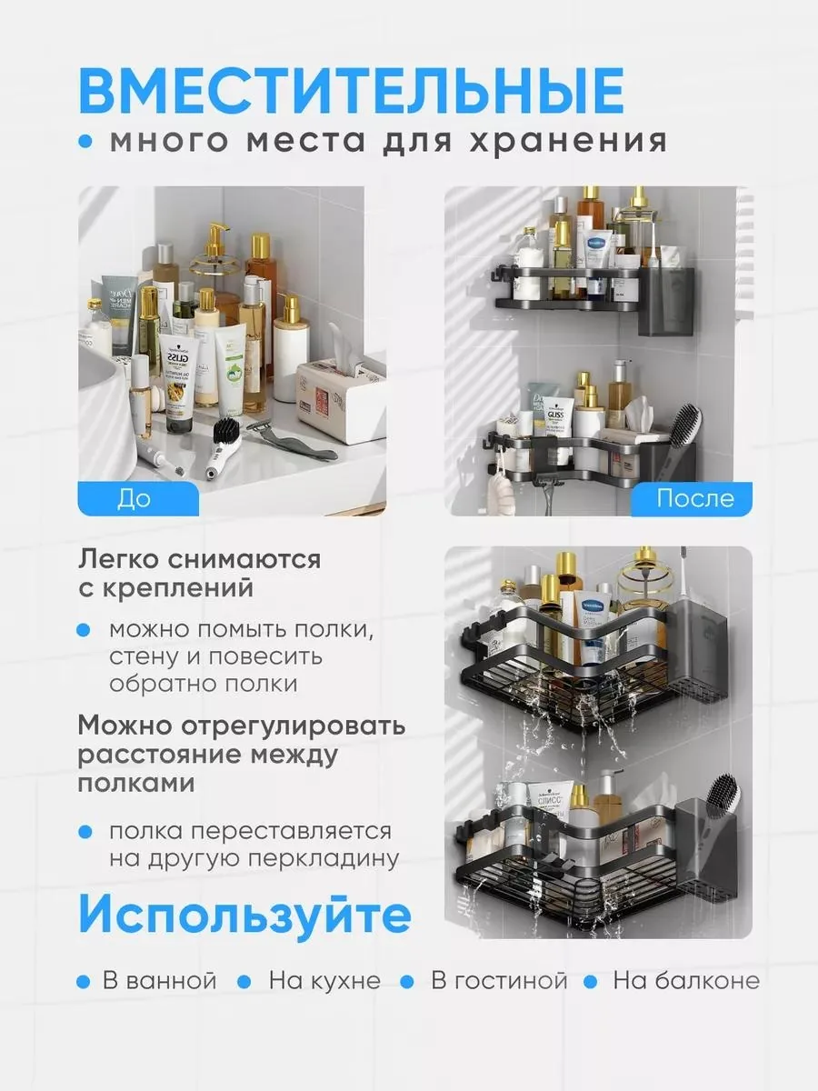 Угловые полки Nexa Home 6 в 1 — фото 3