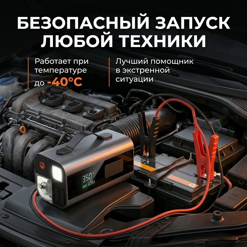 Пуско-зарядное устройство Nexa YSE-01, 10 в 1 — фото 2