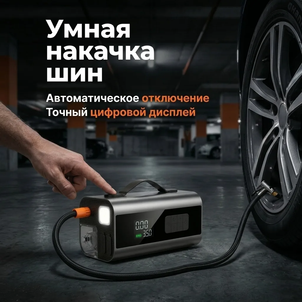 Пуско-зарядное устройство Nexa YSE-01, 10 в 1 — фото 5