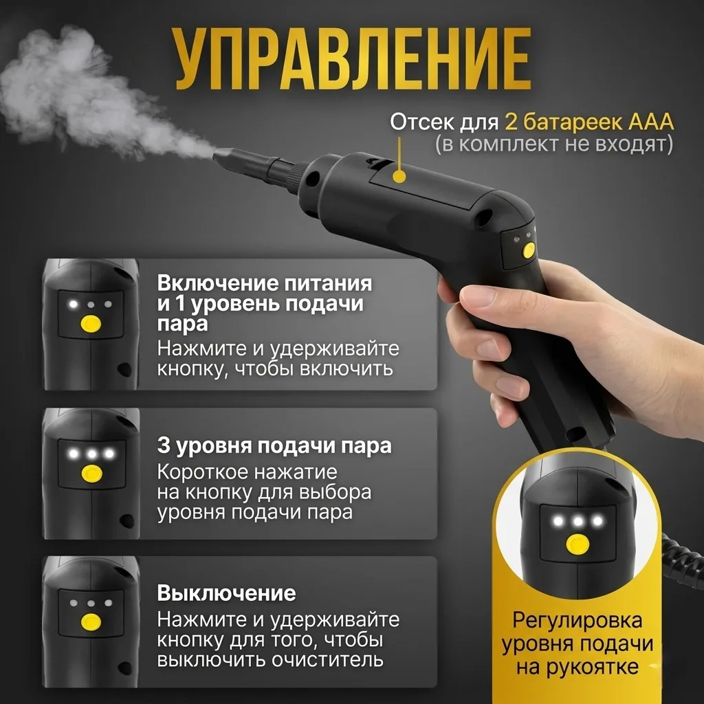 Пароочиститель Nexa TC-003 — фото 7