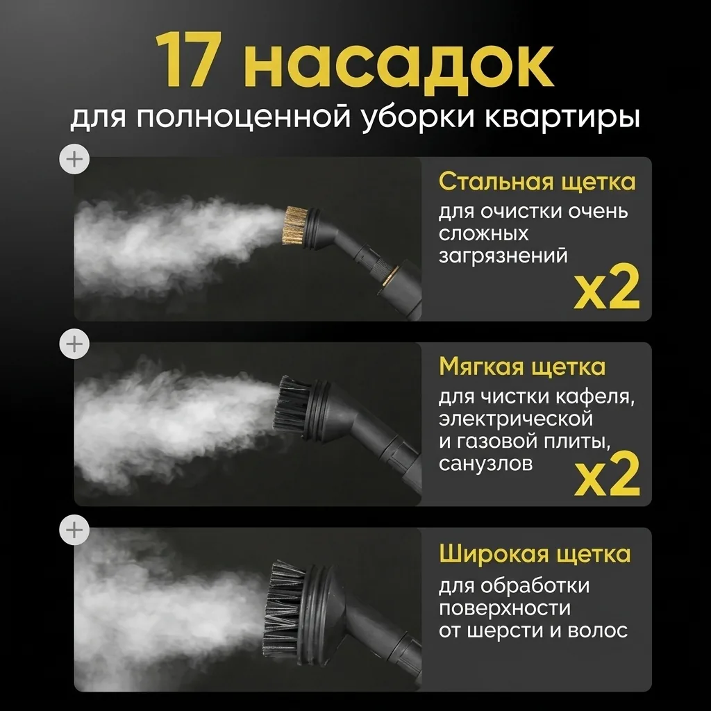 Пароочиститель Nexa TC-003 — фото 8