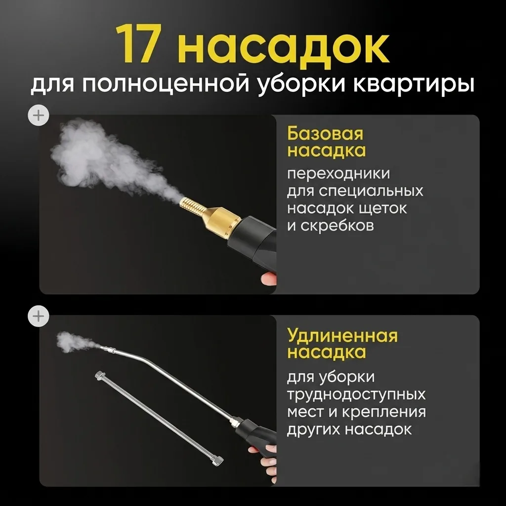 Пароочиститель Nexa TC-003 — фото 9
