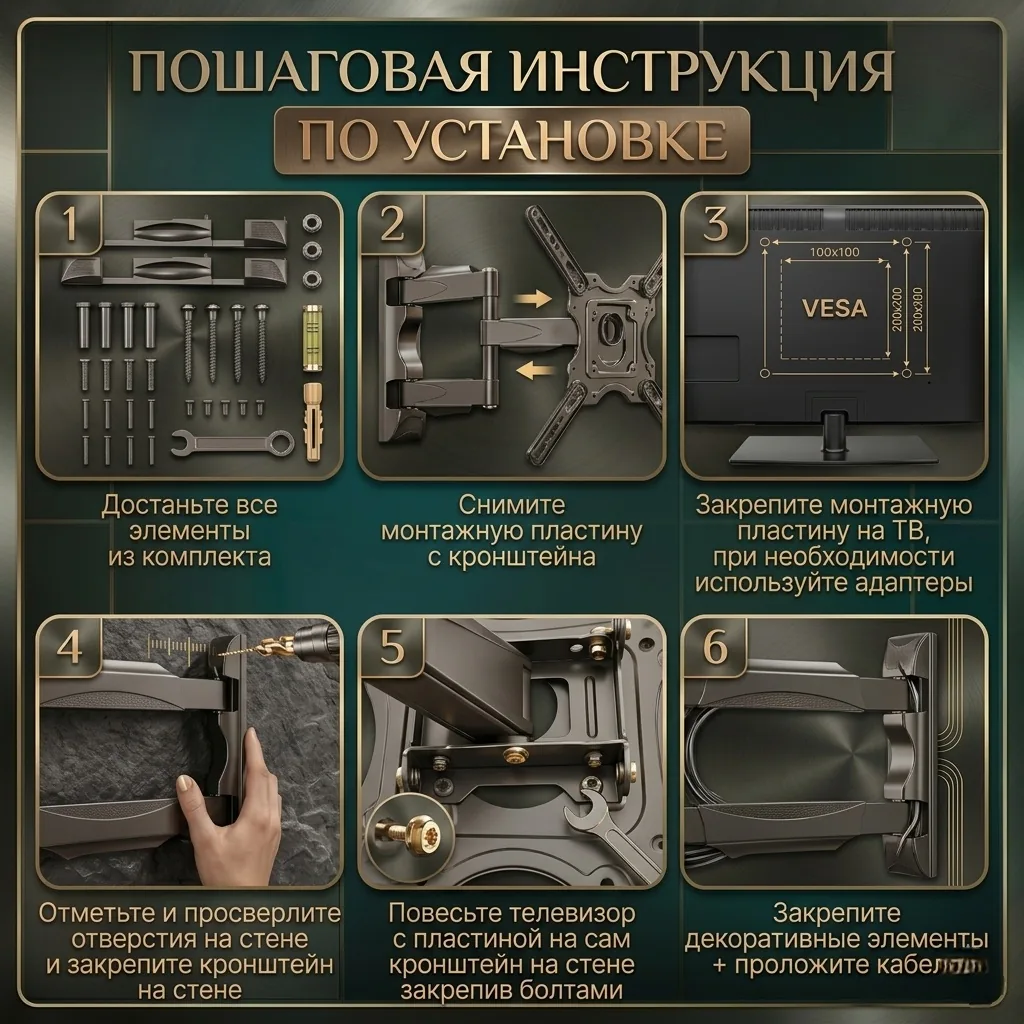Кронштейн для ТВ Nexa P4 Home — фото 11